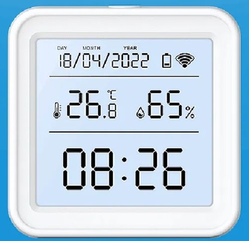 ELT014 Temperatura Humedad Reloj Calendario Zigbee Home Assistant