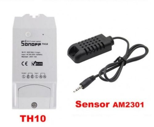 ELT021 Sonoff TH10 + AM2301 Sensor Temperatura Humedad WIFI